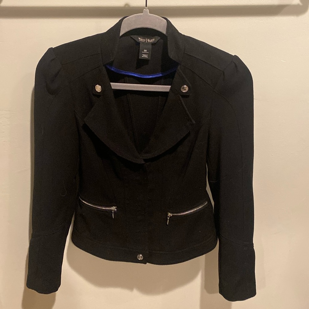White House Black Market Cropped Jacket